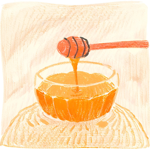 혓바늘에 좋은 음식 꿀 항균